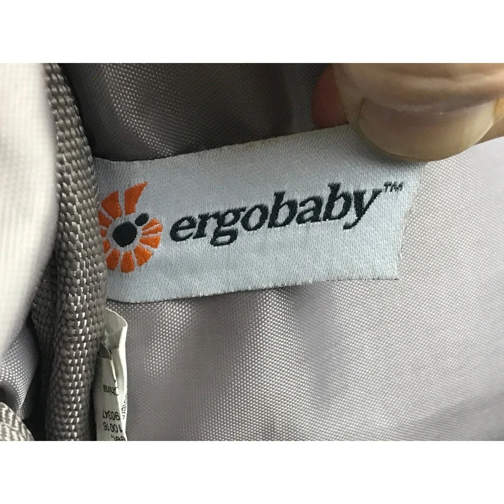 Ergobaby Babyboom Diaper Backpack‎ Gray Insulated Pockets Travel Bag